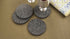 Hand Engraved Round Coasters (Set of 4)